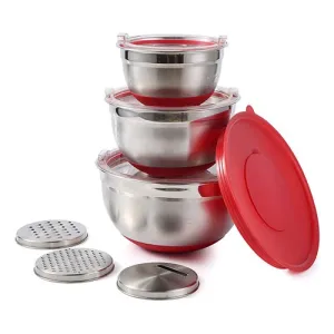 10pc Stainless Steel Mixing Bowl Set