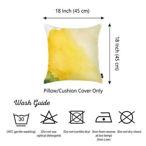 18"x 18" Watercolor Sunrise Dream Decorative Throw Pillow Cover