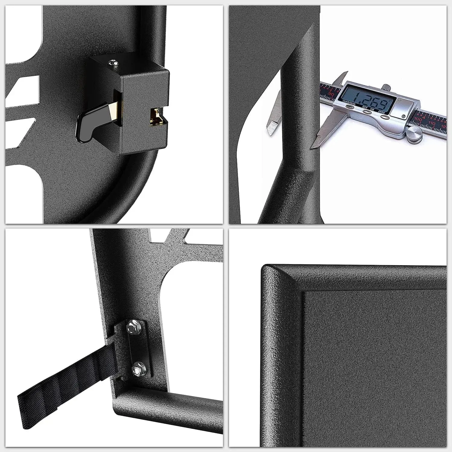 2007-2018 Jeep Wrangler JK 4Door Front Rear Tubular Doors W/Side View Mirrors