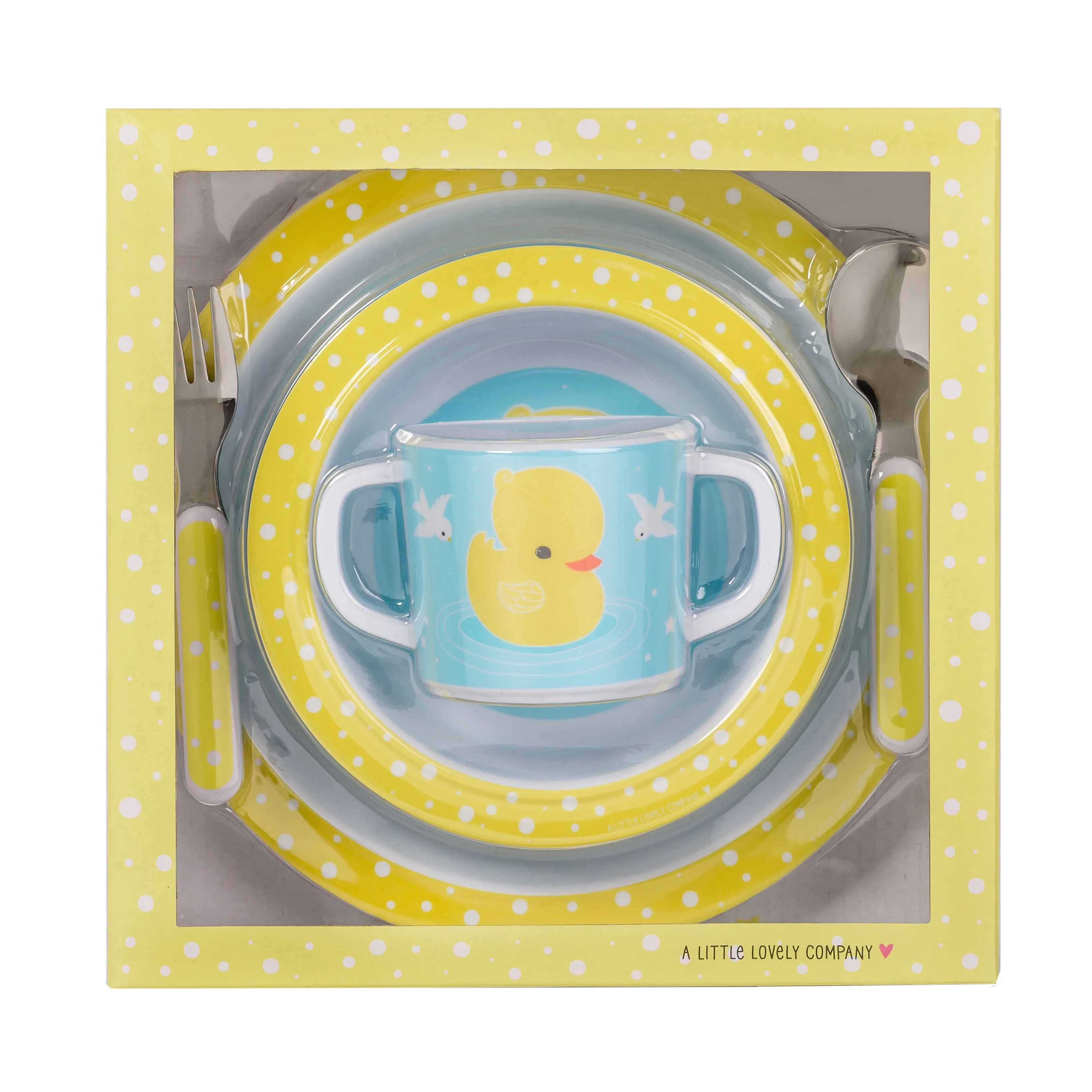 A Little Lovely Company Dinner Set Duck