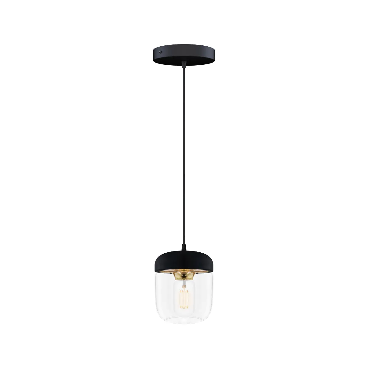 ACORN Black Pendant Light