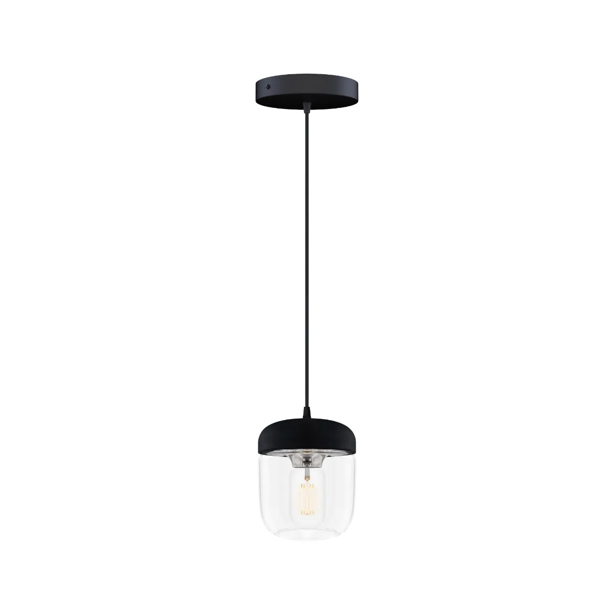 ACORN Black Pendant Light