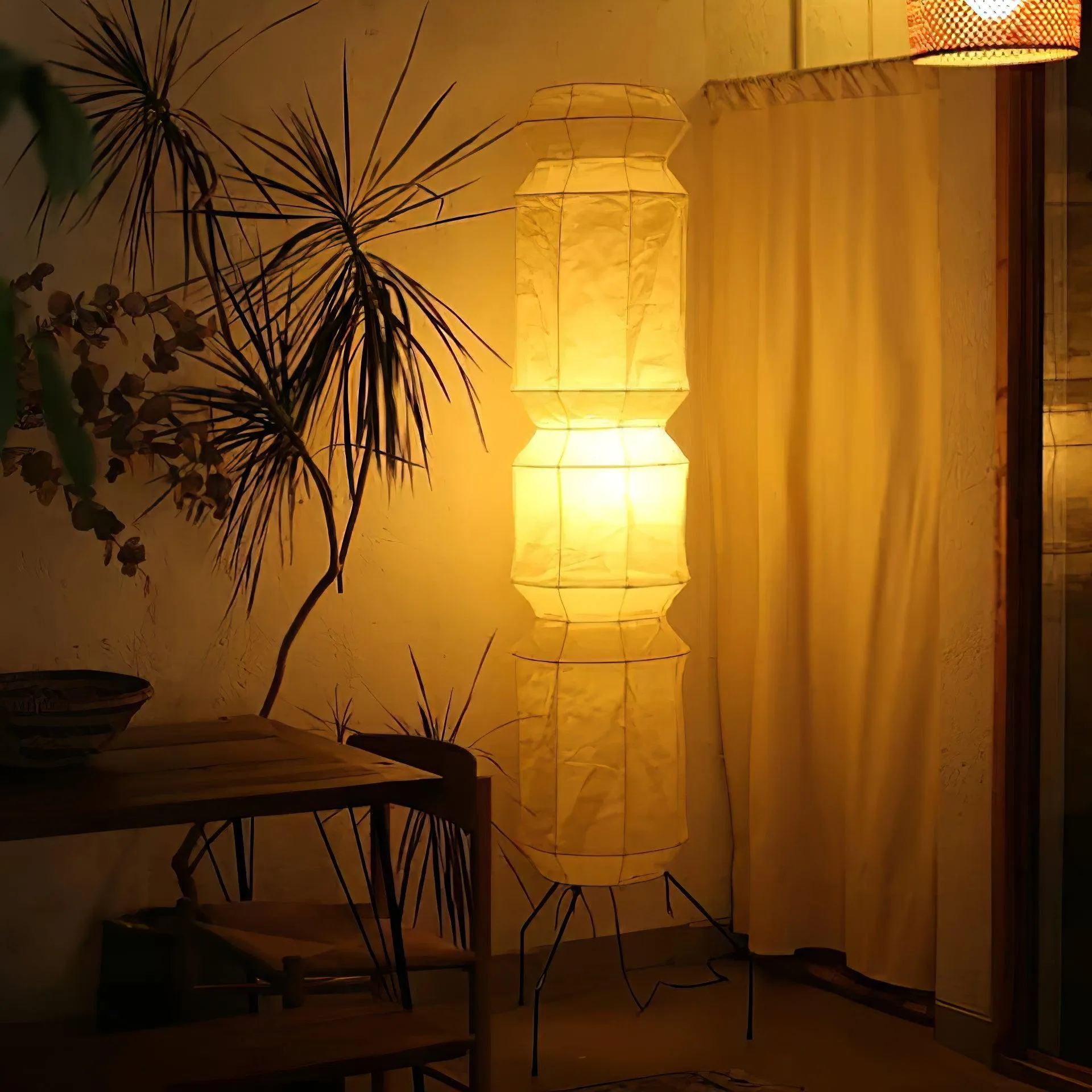 Akari UF4-L6 Floor Lamp 20.4″- 74″