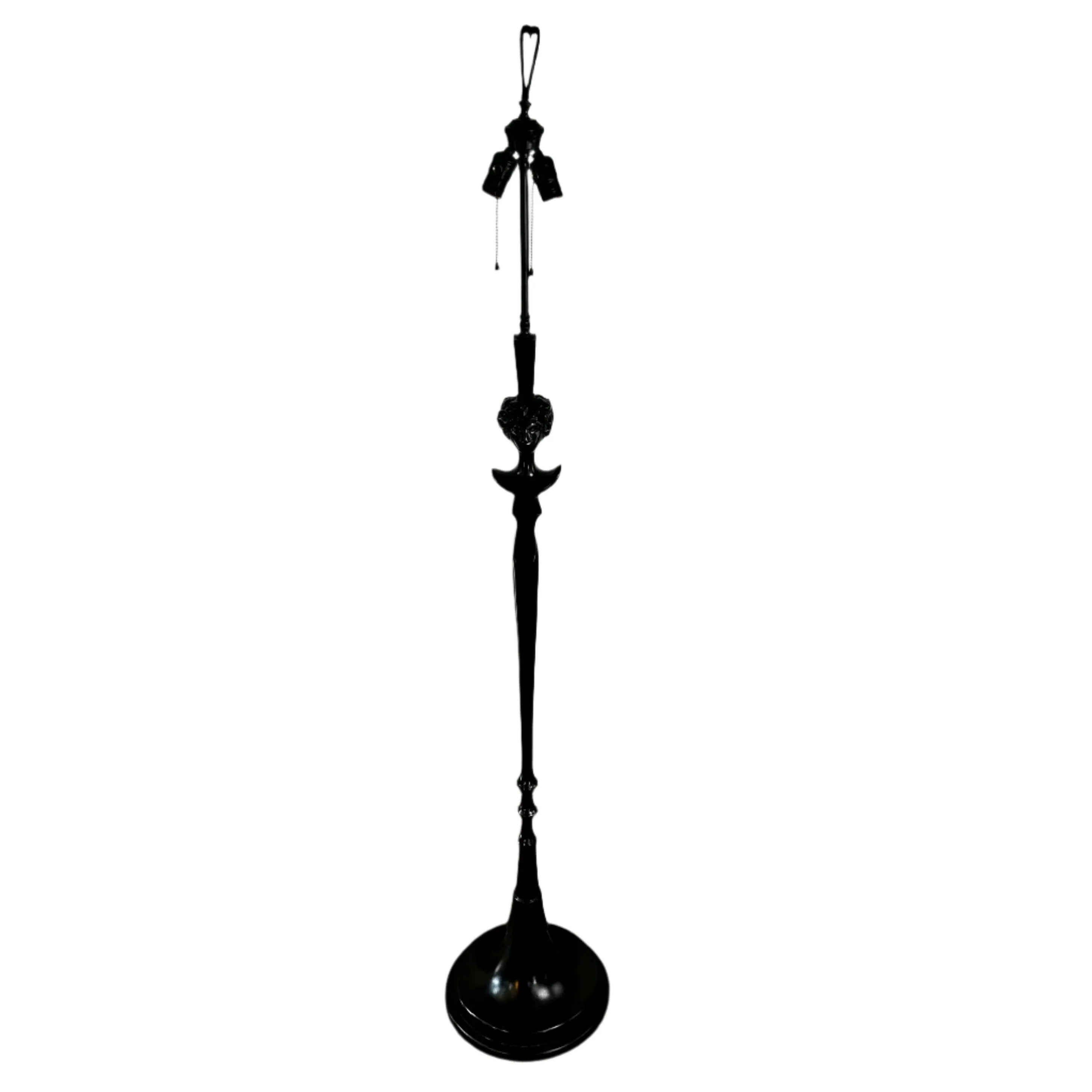Alberto Giacometti Floor Lamp, Bronze, Double Socket