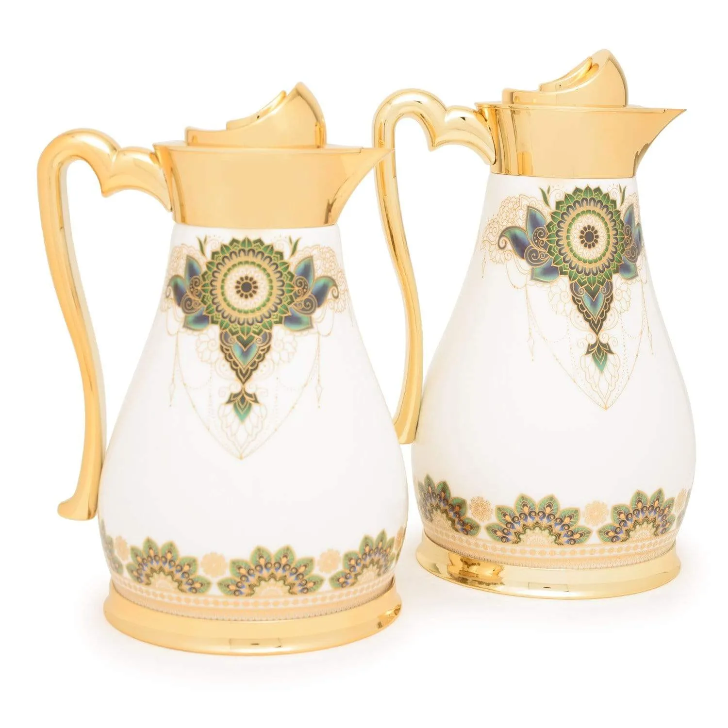 Am Rhianon Gold with Decorated Flask Tea Set - 22 Pieces - AM9415-S21/036