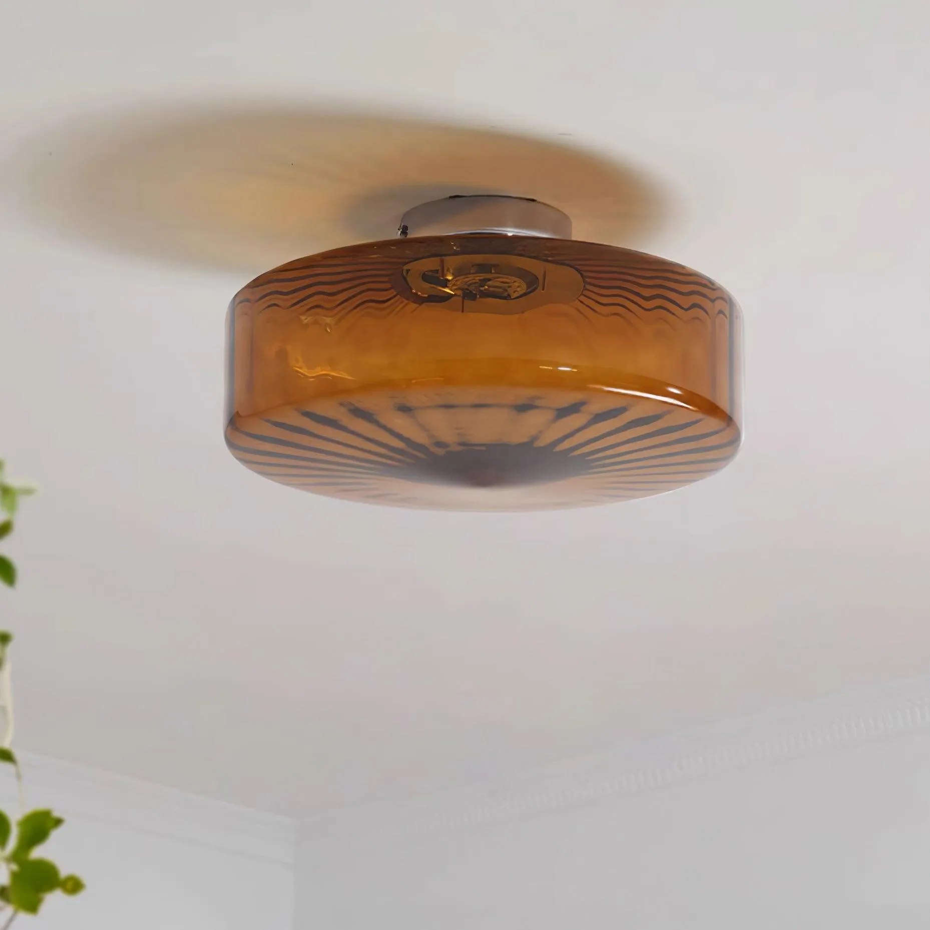Amber Razia Ceiling Light