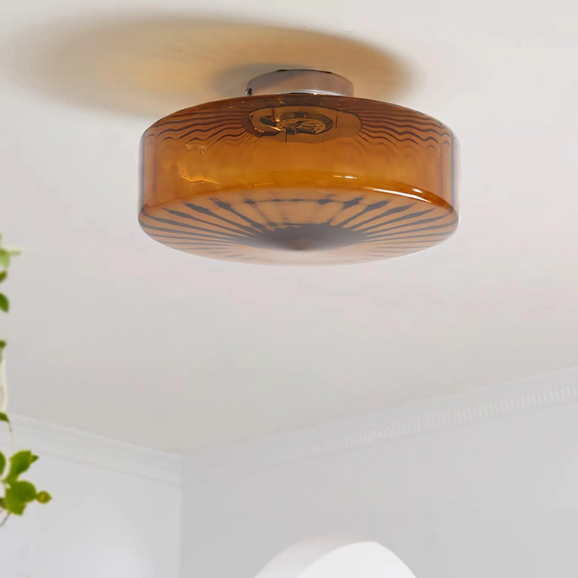 Amber Razia Ceiling Light