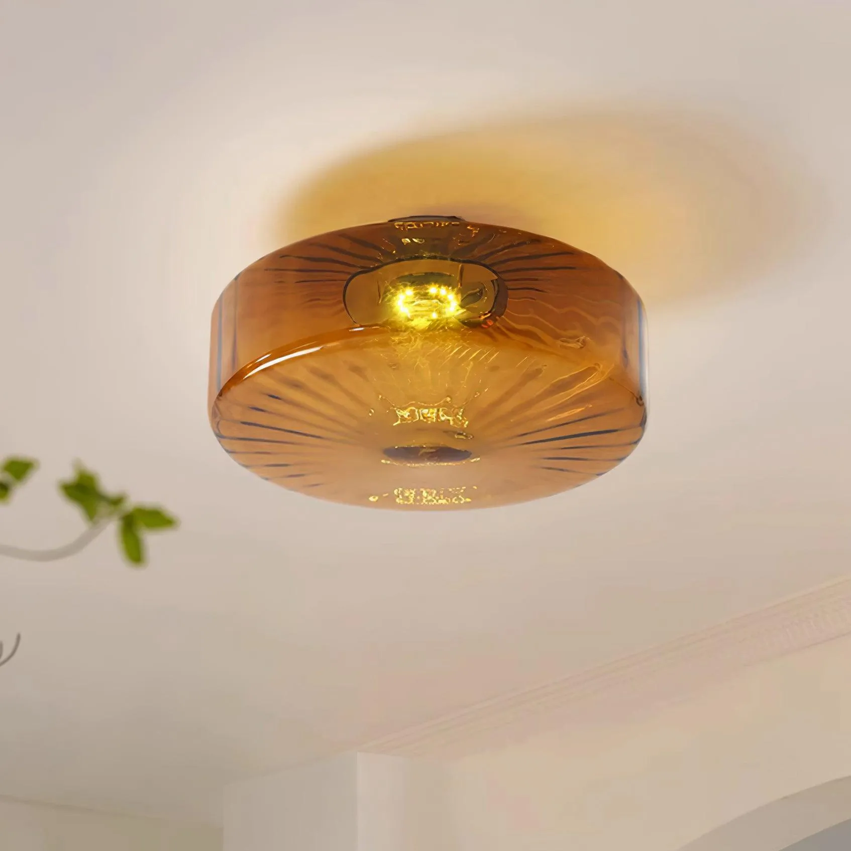 Amber Razia Ceiling Light
