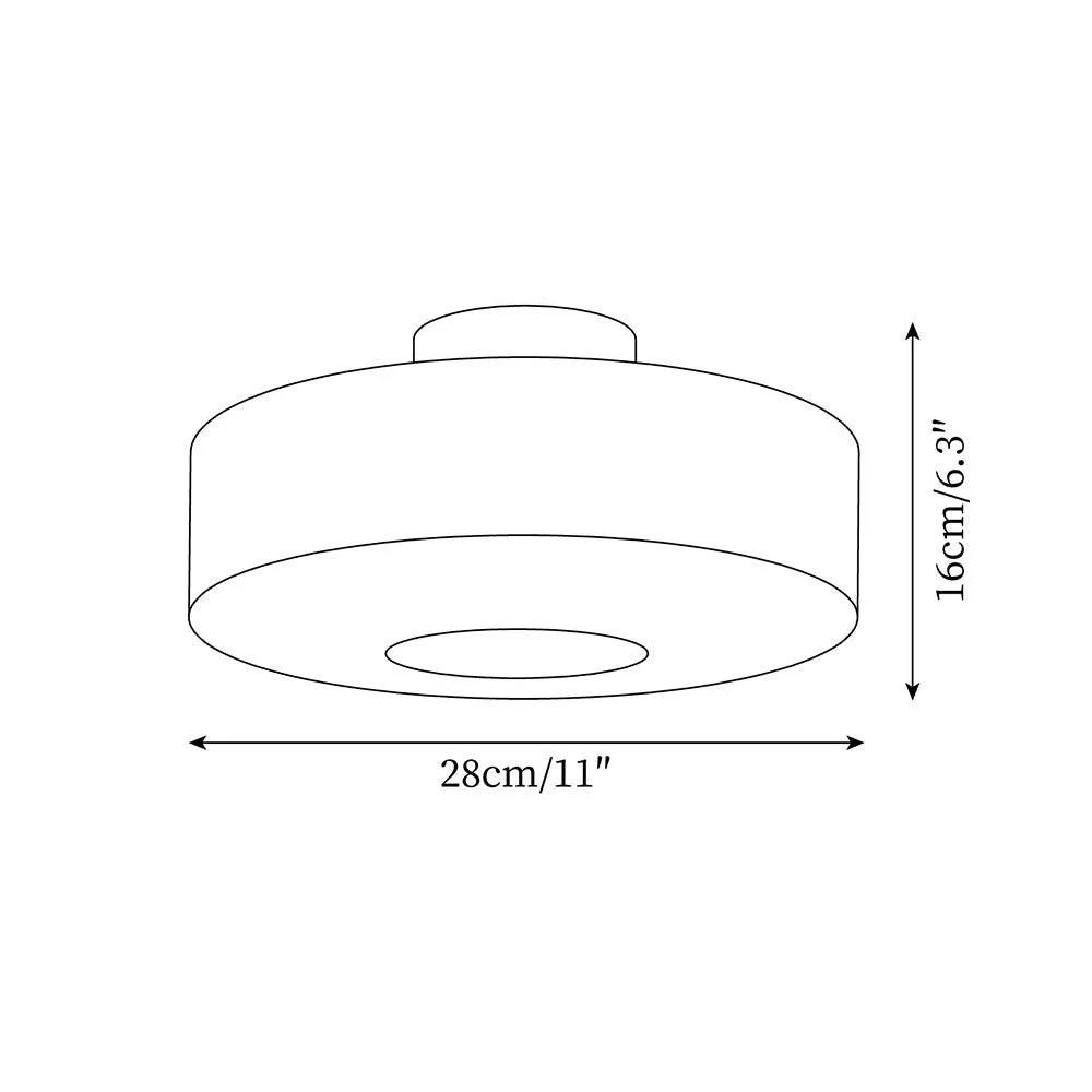 Amber Razia Ceiling Light