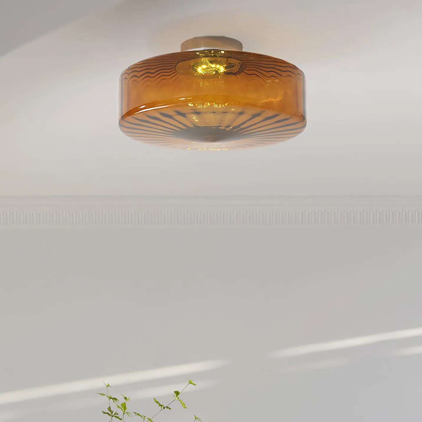 Amber Razia Ceiling Light