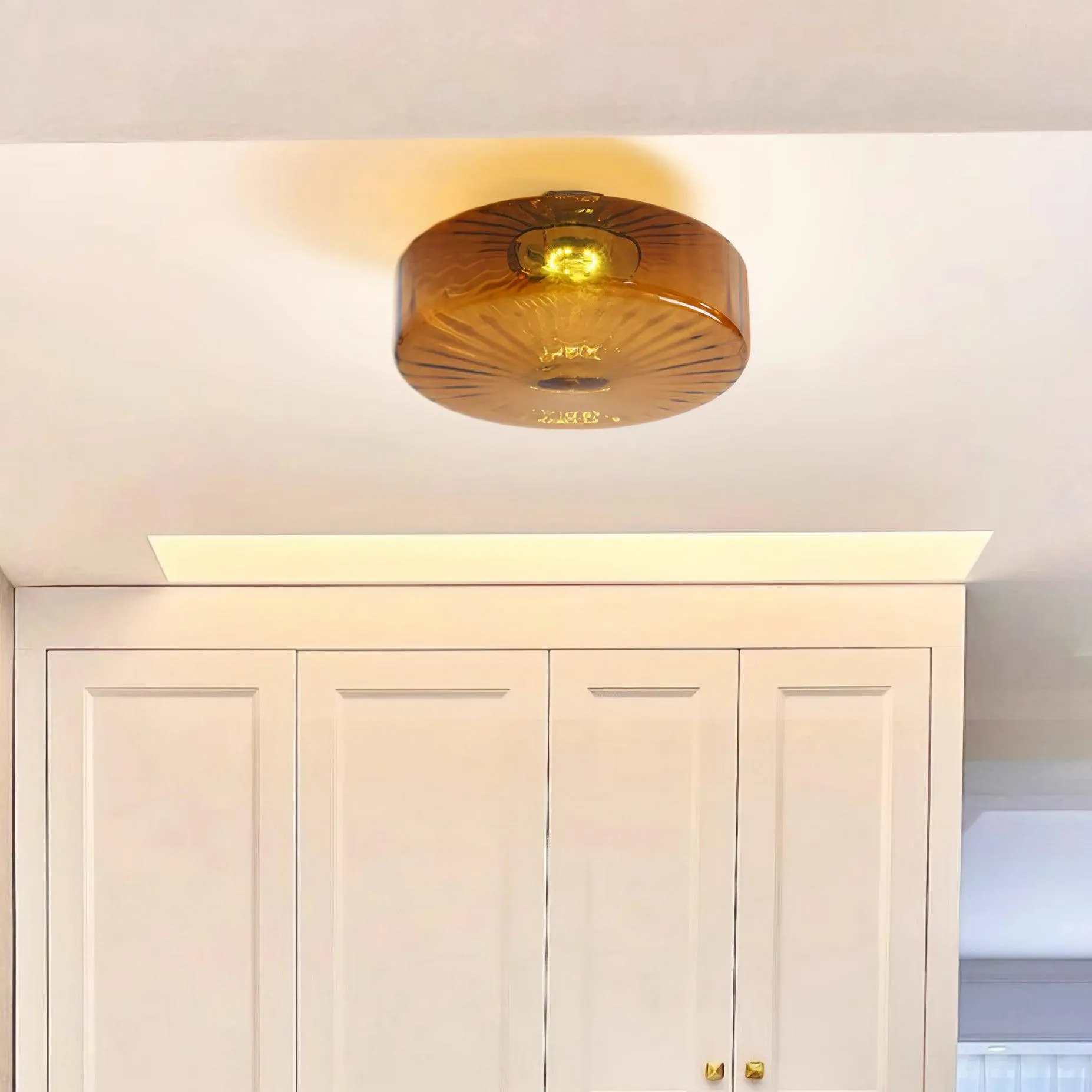 Amber Razia Ceiling Light