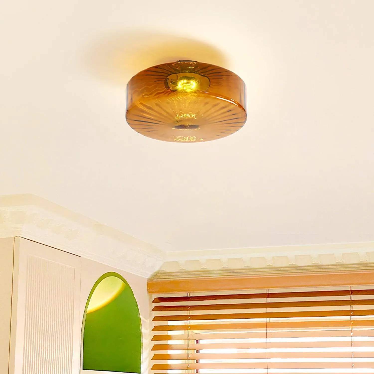 Amber Razia Ceiling Light