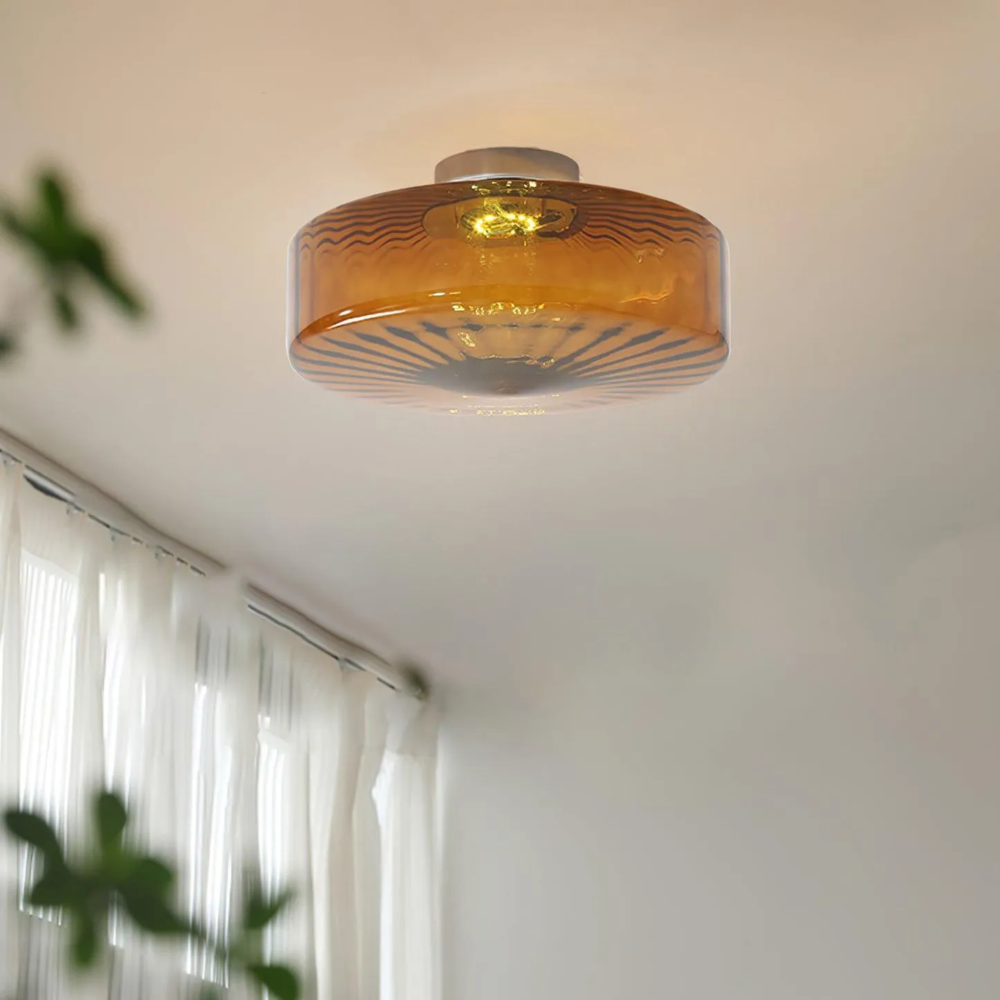 Amber Razia Ceiling Light