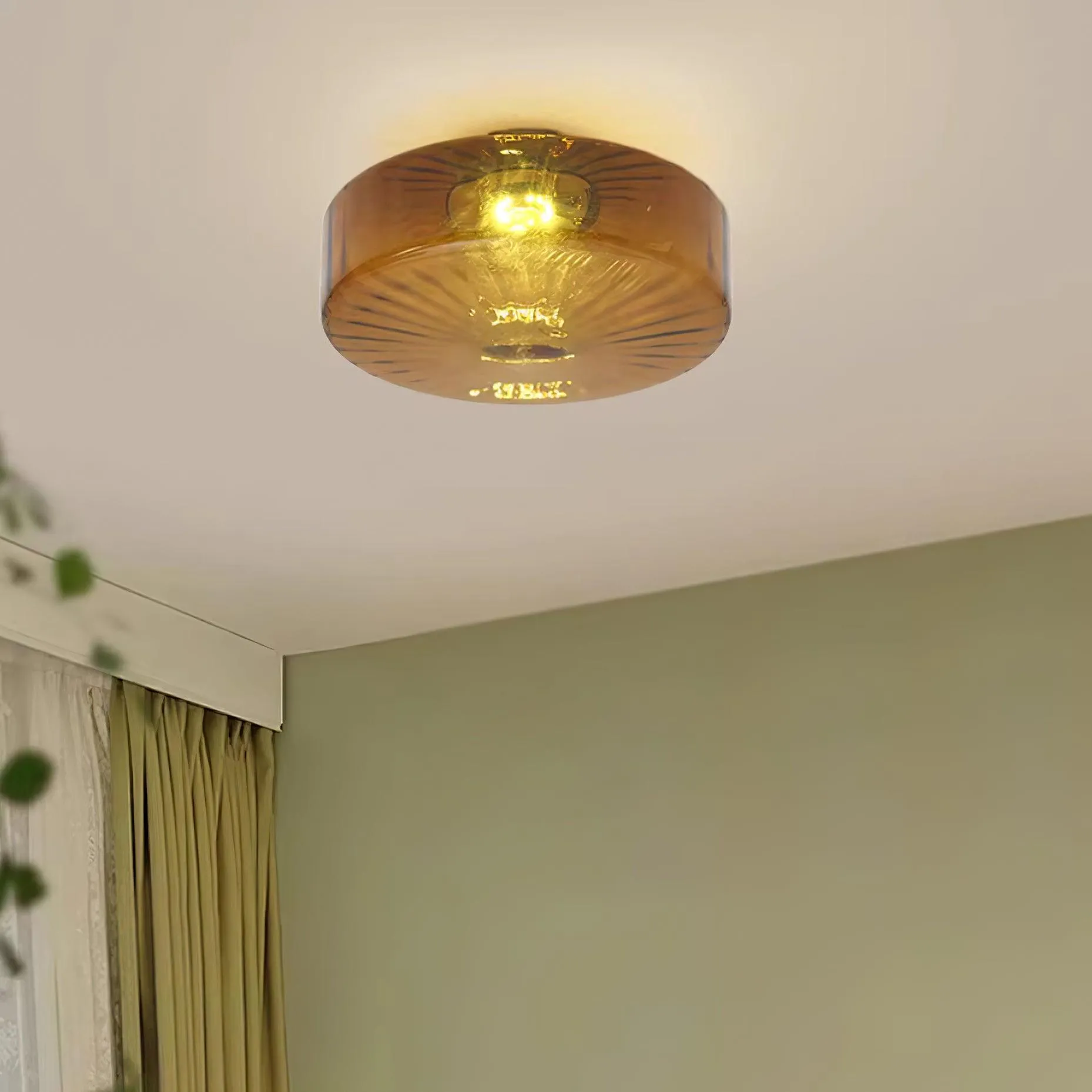 Amber Razia Ceiling Light
