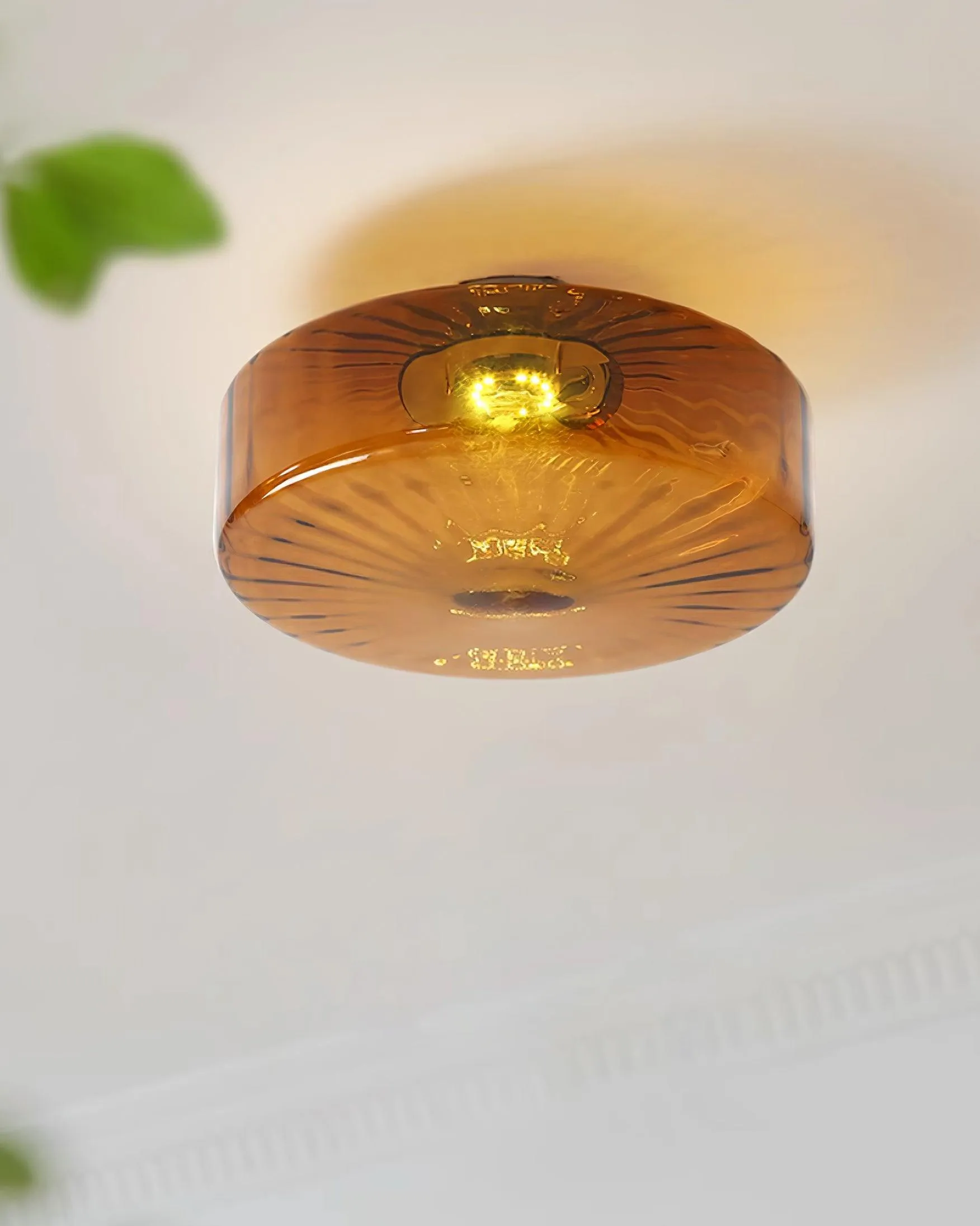 Amber Razia Ceiling Light