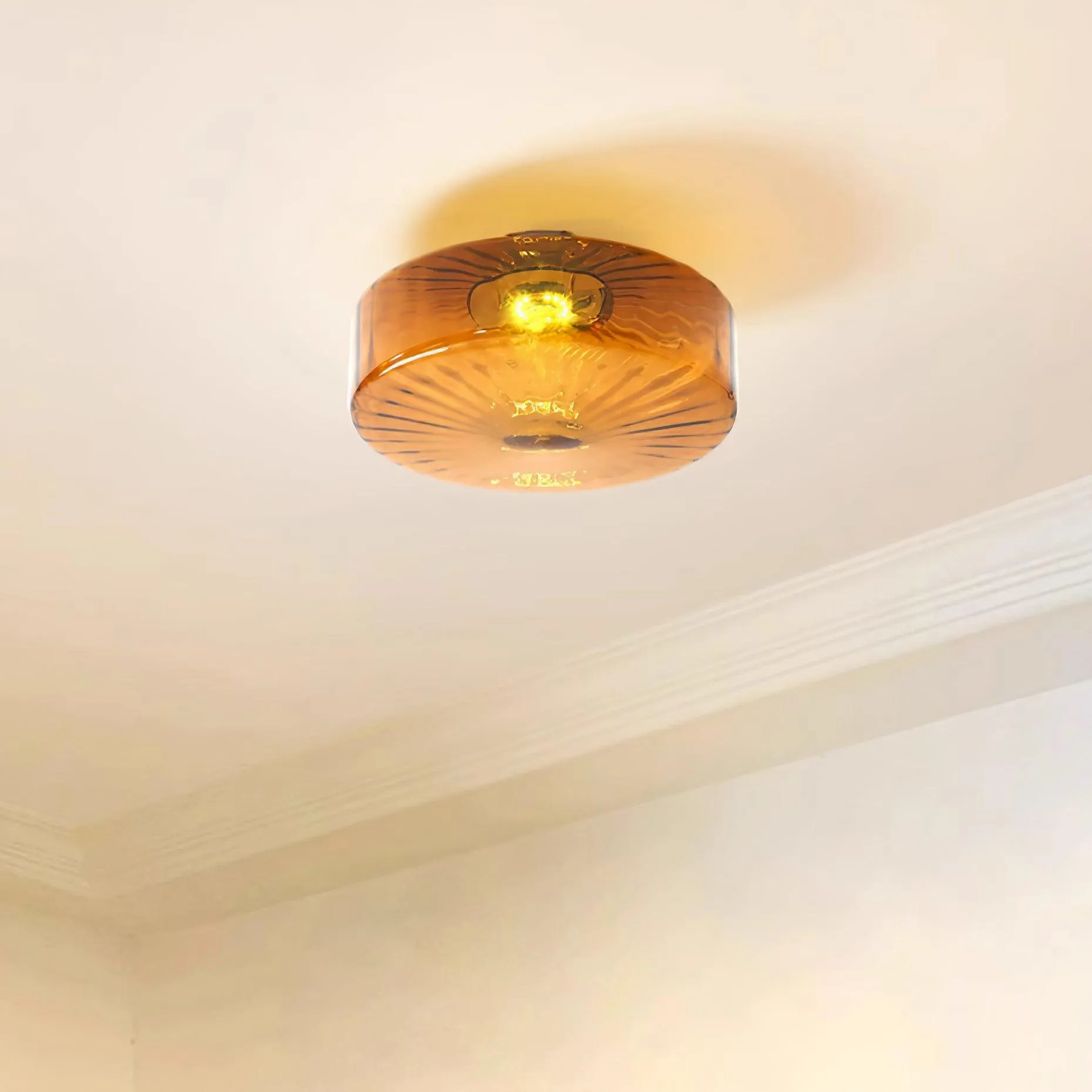 Amber Razia Ceiling Light