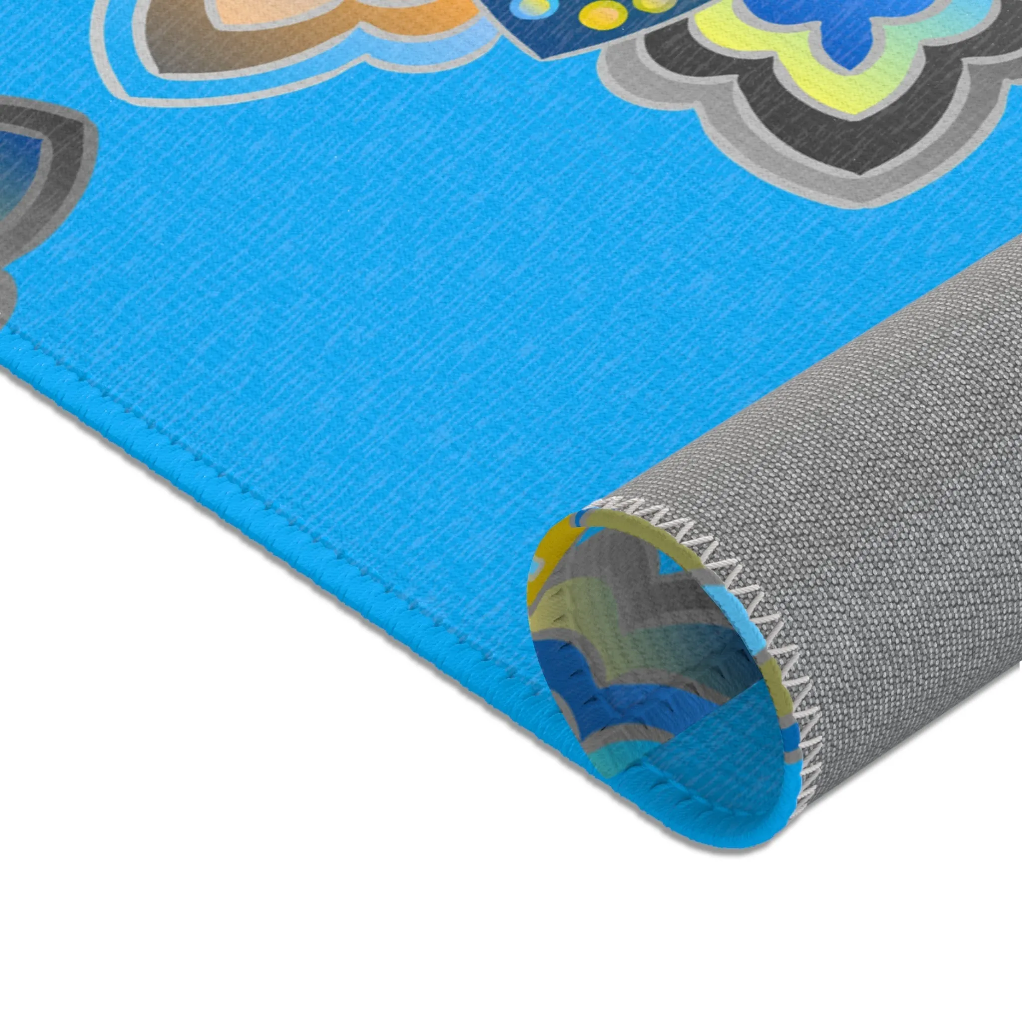 Area Rugs Featuring Hand-Drawn Mandala Designs