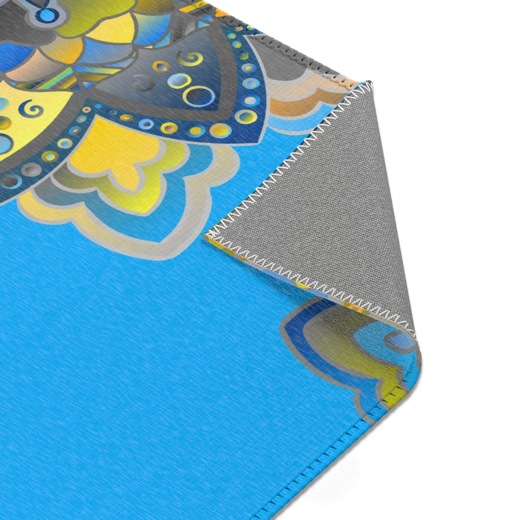 Area Rugs Featuring Hand-Drawn Mandala Designs