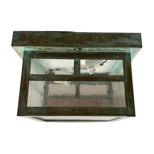 Arroyo Ceiling Light, Mission Style, Craftsman Flushmount, Copper