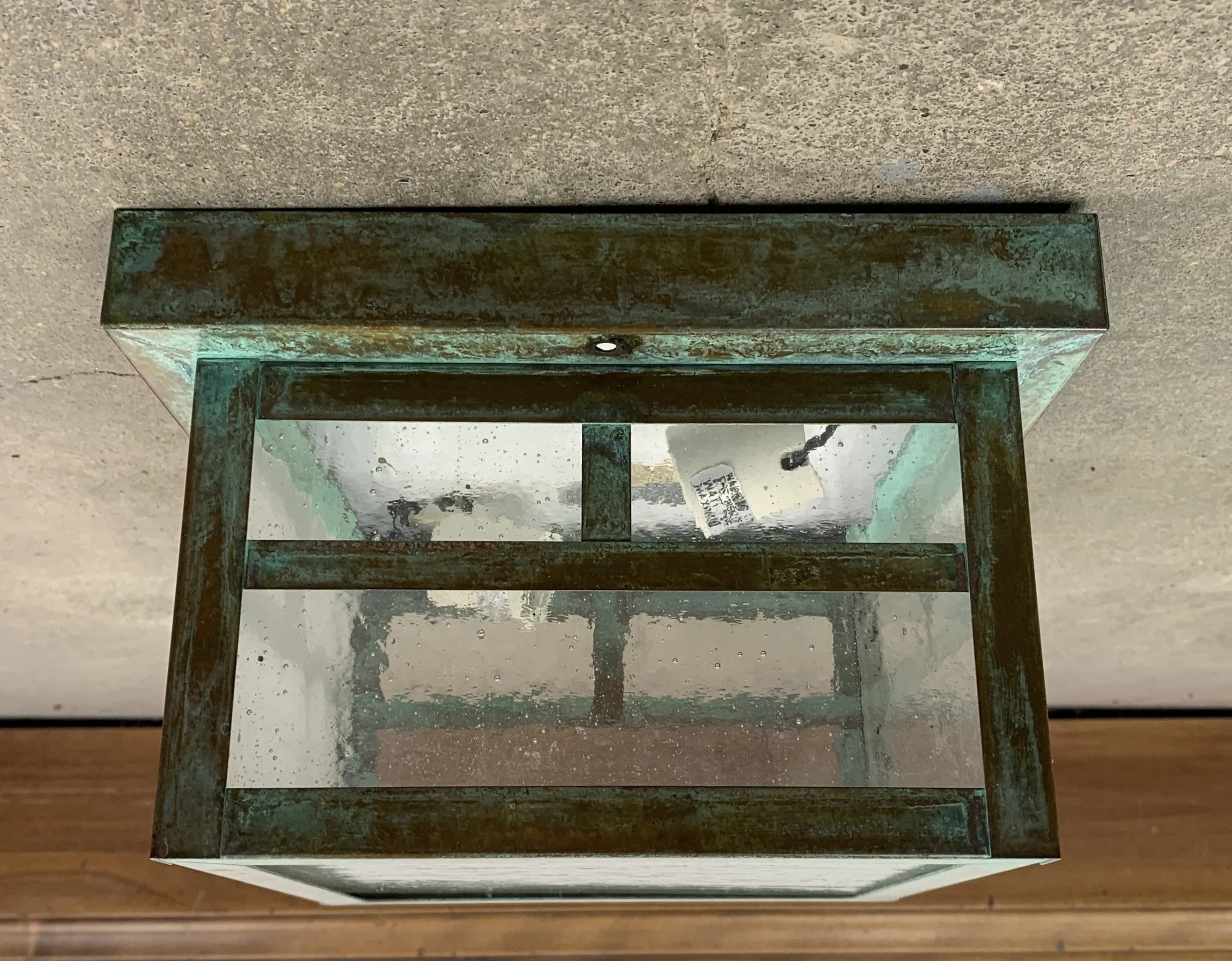Arroyo Ceiling Light, Mission Style, Craftsman Flushmount, Copper