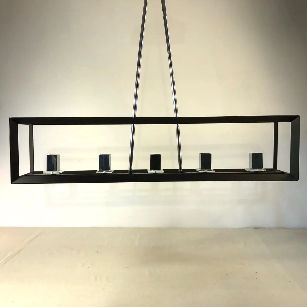 Artcraft Design Vineyard, Ceiling Light, Hanging Light, Black and Chrome