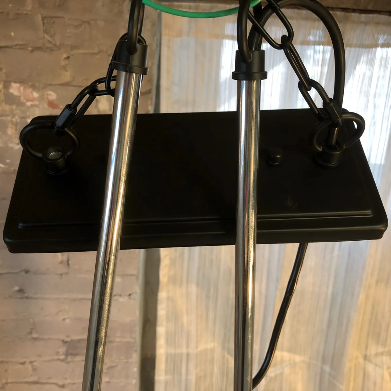Artcraft Design Vineyard, Ceiling Light, Hanging Light, Black and Chrome