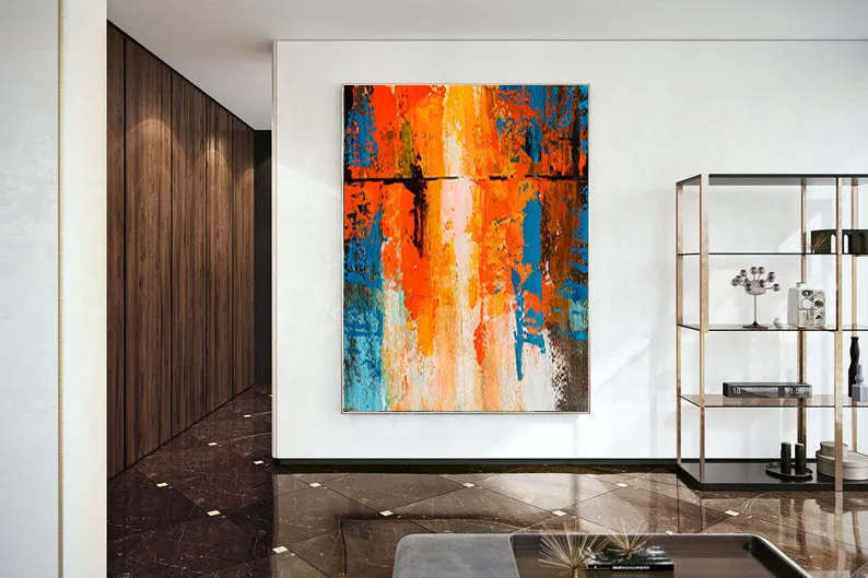 Big Canvas Paintings for Home Decor Contemporary Art Bp041