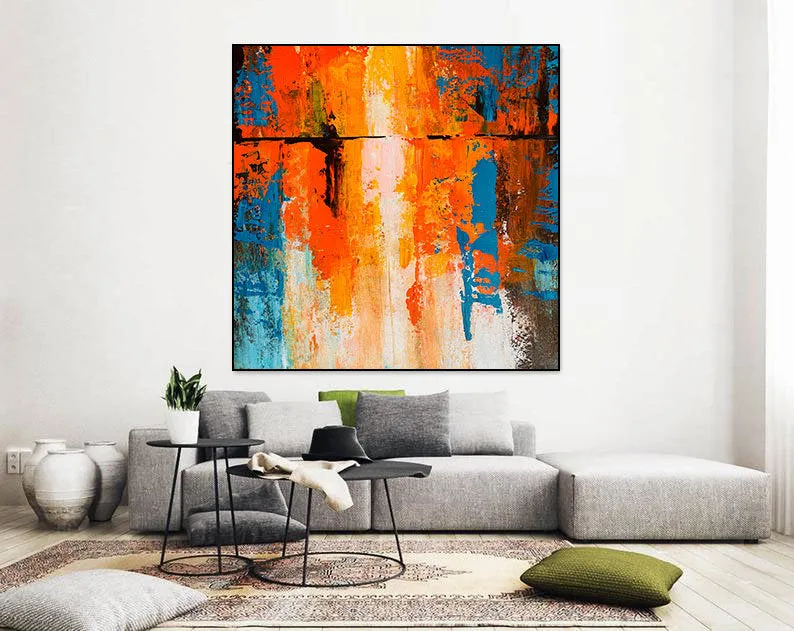 Big Canvas Paintings for Home Decor Contemporary Art Bp041
