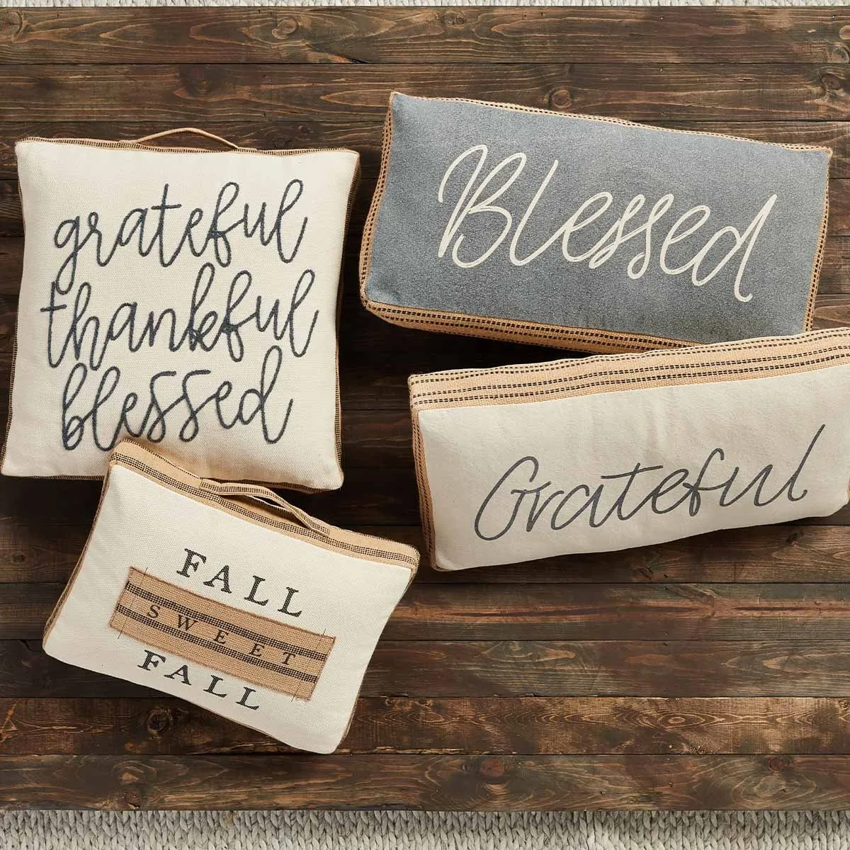 Blessed Gusset Throw Pillow