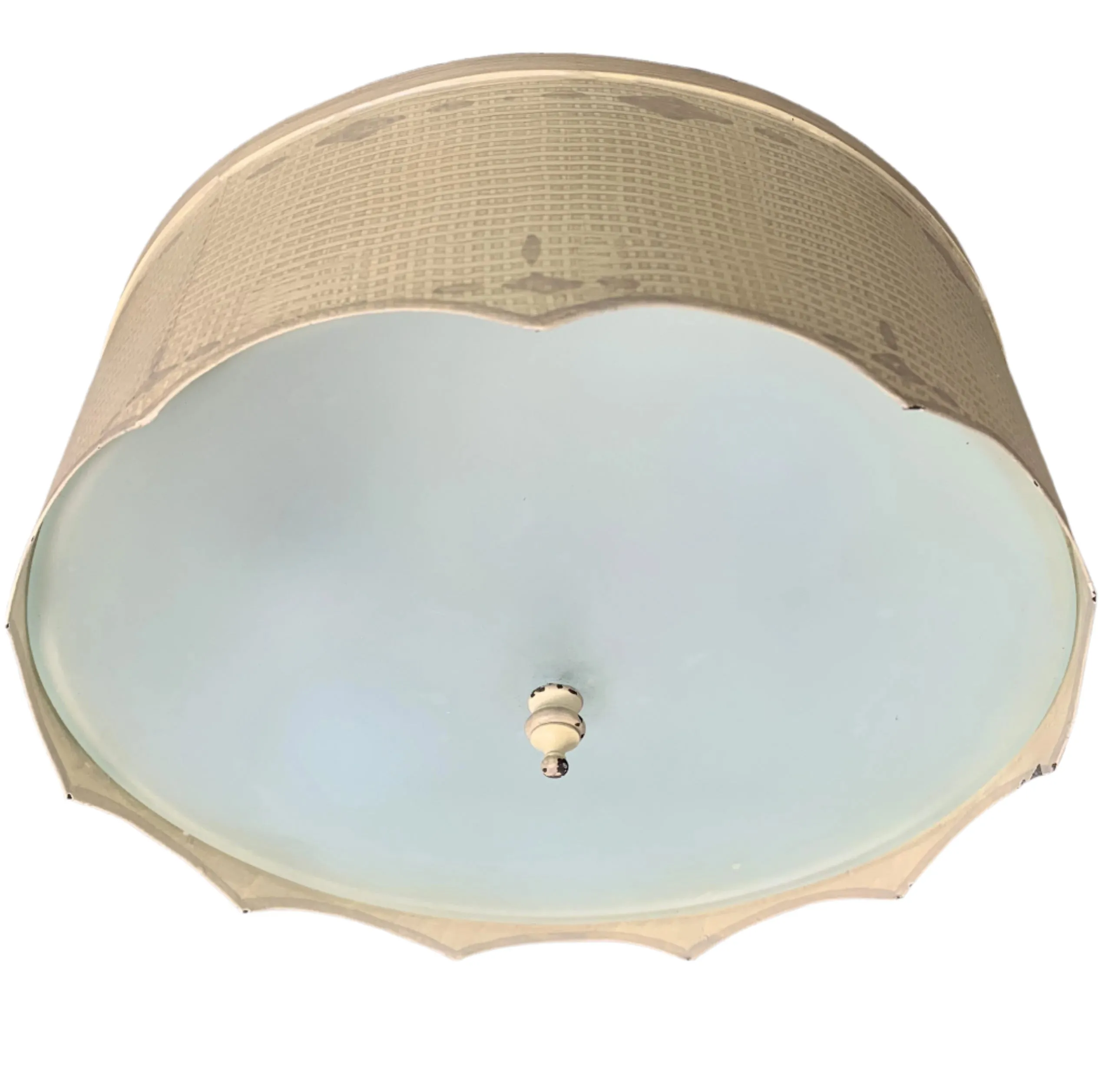 Ceiling Light, Vintage, Mid-Century, Flush-Mount