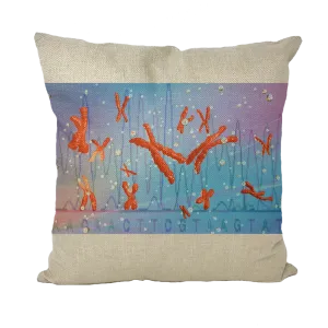 Chromosomes Throw Pillows