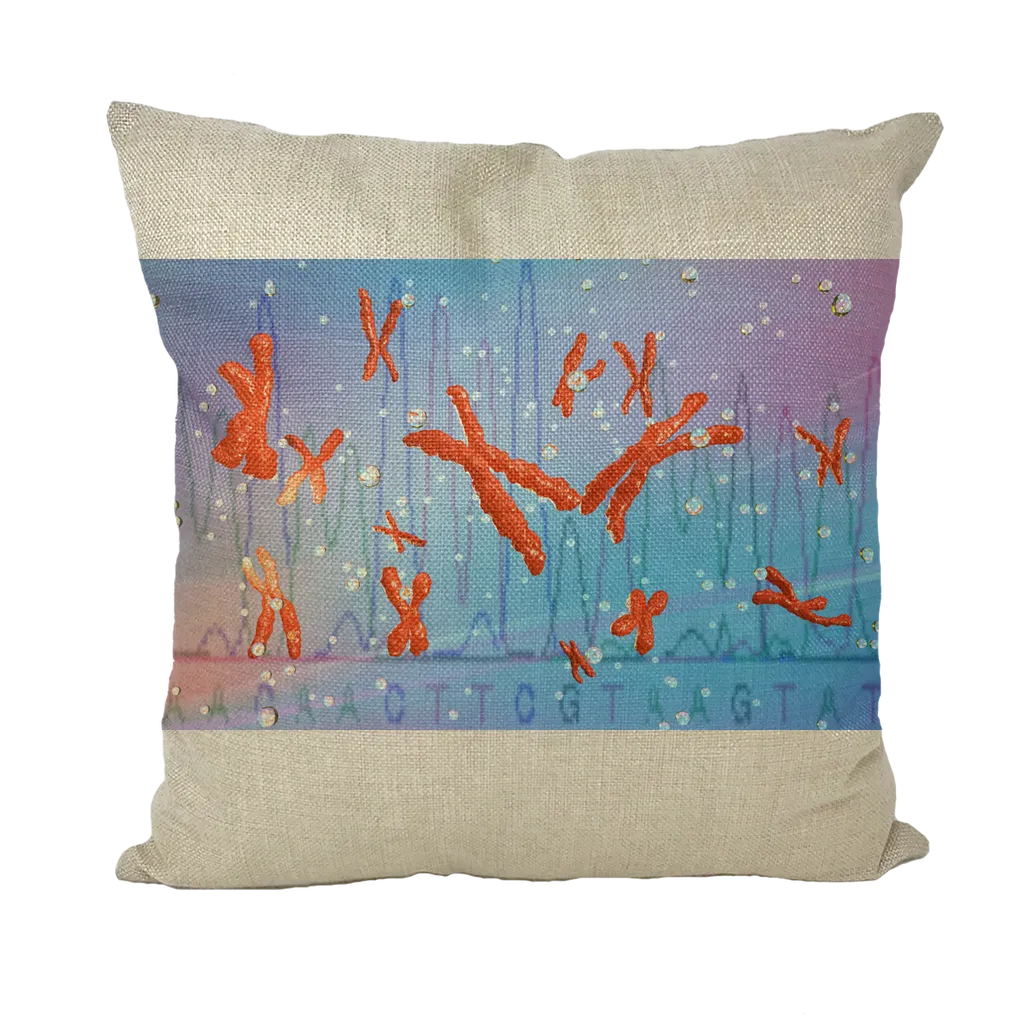 Chromosomes Throw Pillows