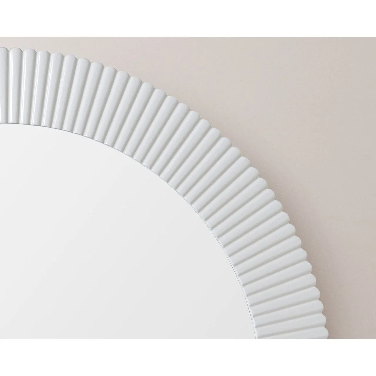 Cooper Classics - Josia 36" Round Resin Wall Mirror - 42114