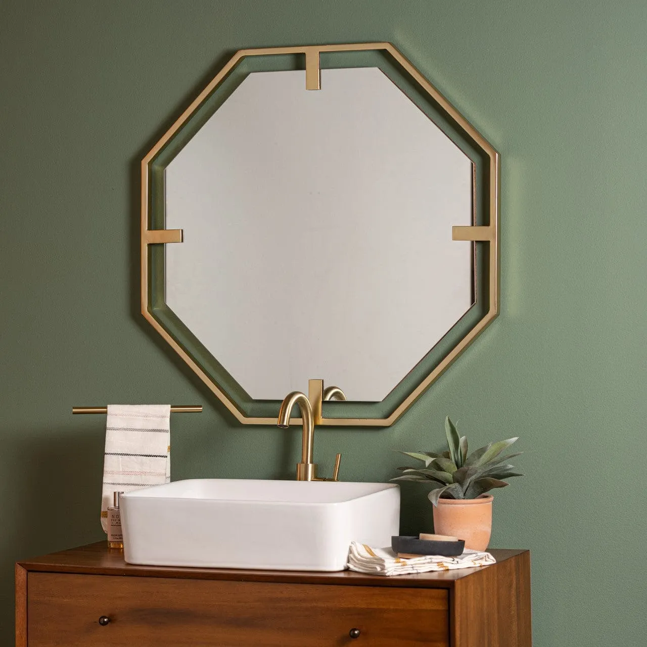 Cooper Classics - Kelani 32" Gold-Framed Wall Mirror - 41639