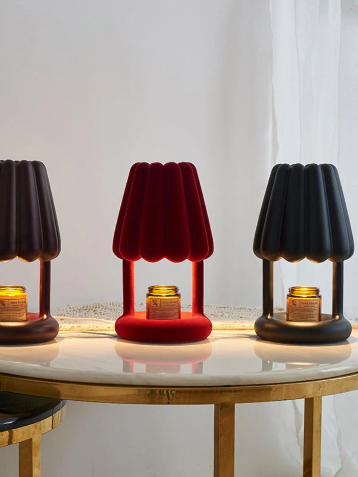 Coral Ice Cream Table Lamp