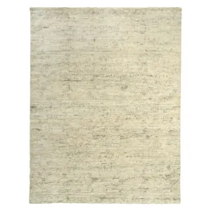 Cream Moroccan Wool Rug - 7'10" x 10'2"