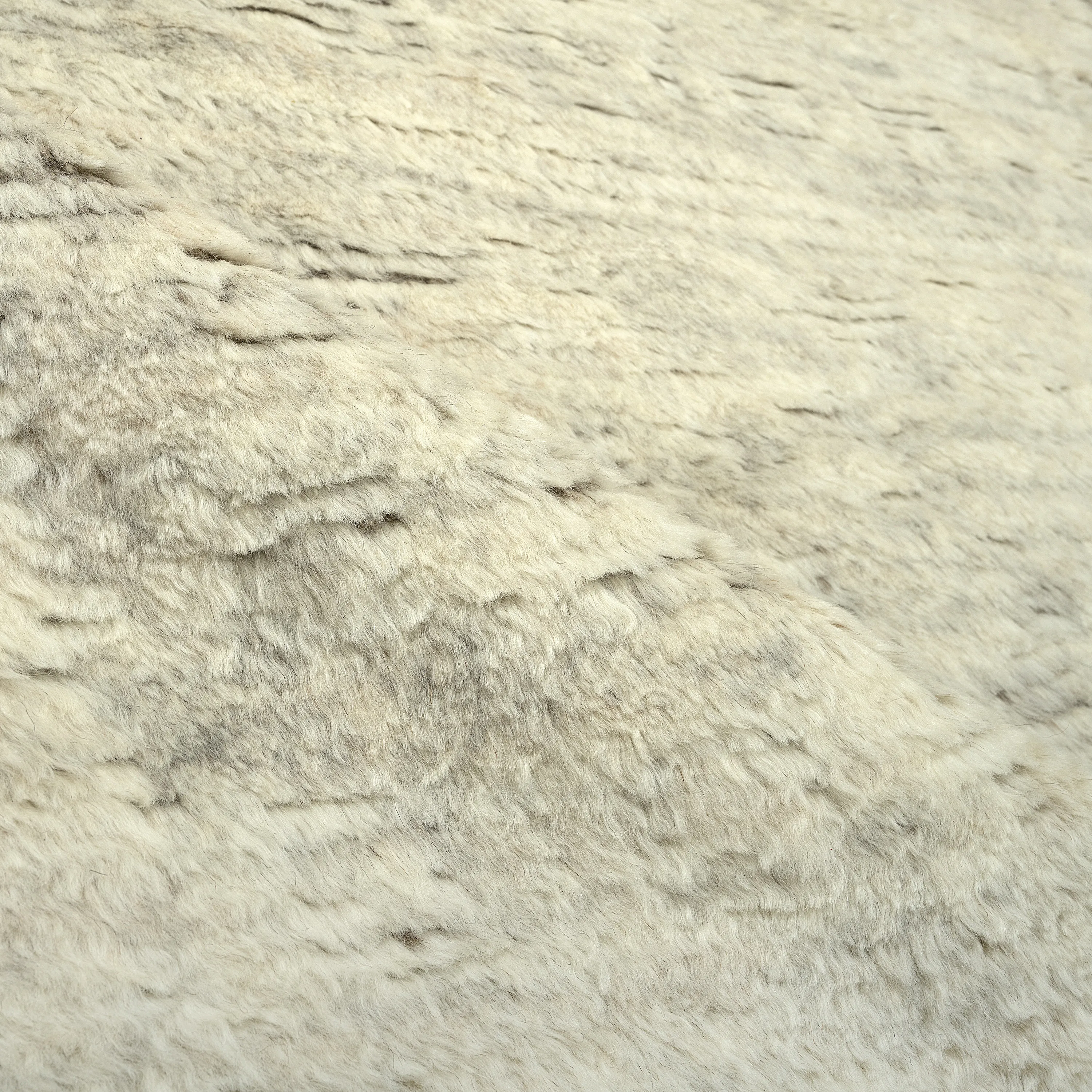 Cream Moroccan Wool Rug - 7'10" x 10'2"
