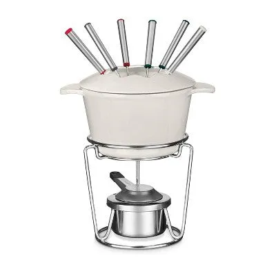 Cuisinart 1.5qt Cast Iron Fondue Maker - Hearth & Hand with Magnolia Cream