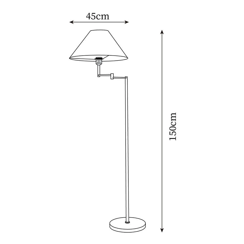 Dakota Floor Lamp 17.7″- 59″