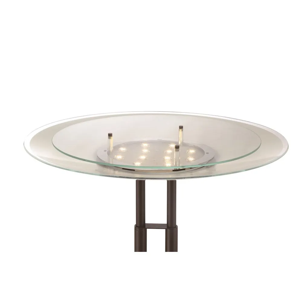 Dubai LED Torchiere Lamp in Bronze
