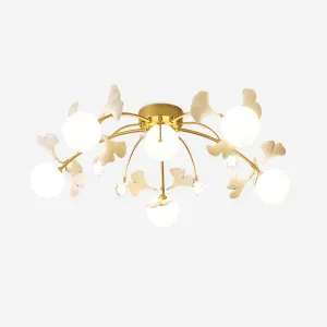 Gingko Glass Ball Ceiling Light