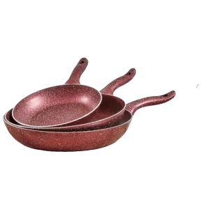 Granite plus frying pan set 3 pcs