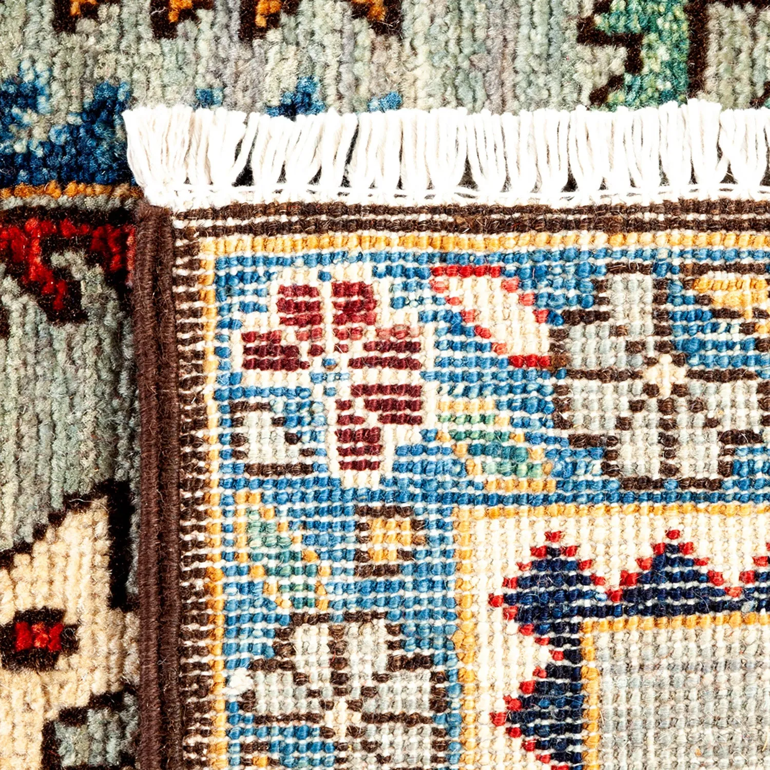 Grey Traditional Wool Runner - 2'7" x 12'