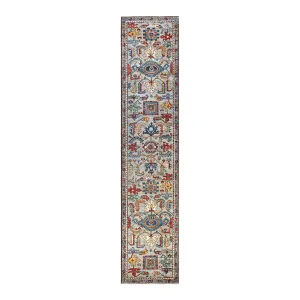 Grey Traditional Wool Runner - 2'7" x 12'