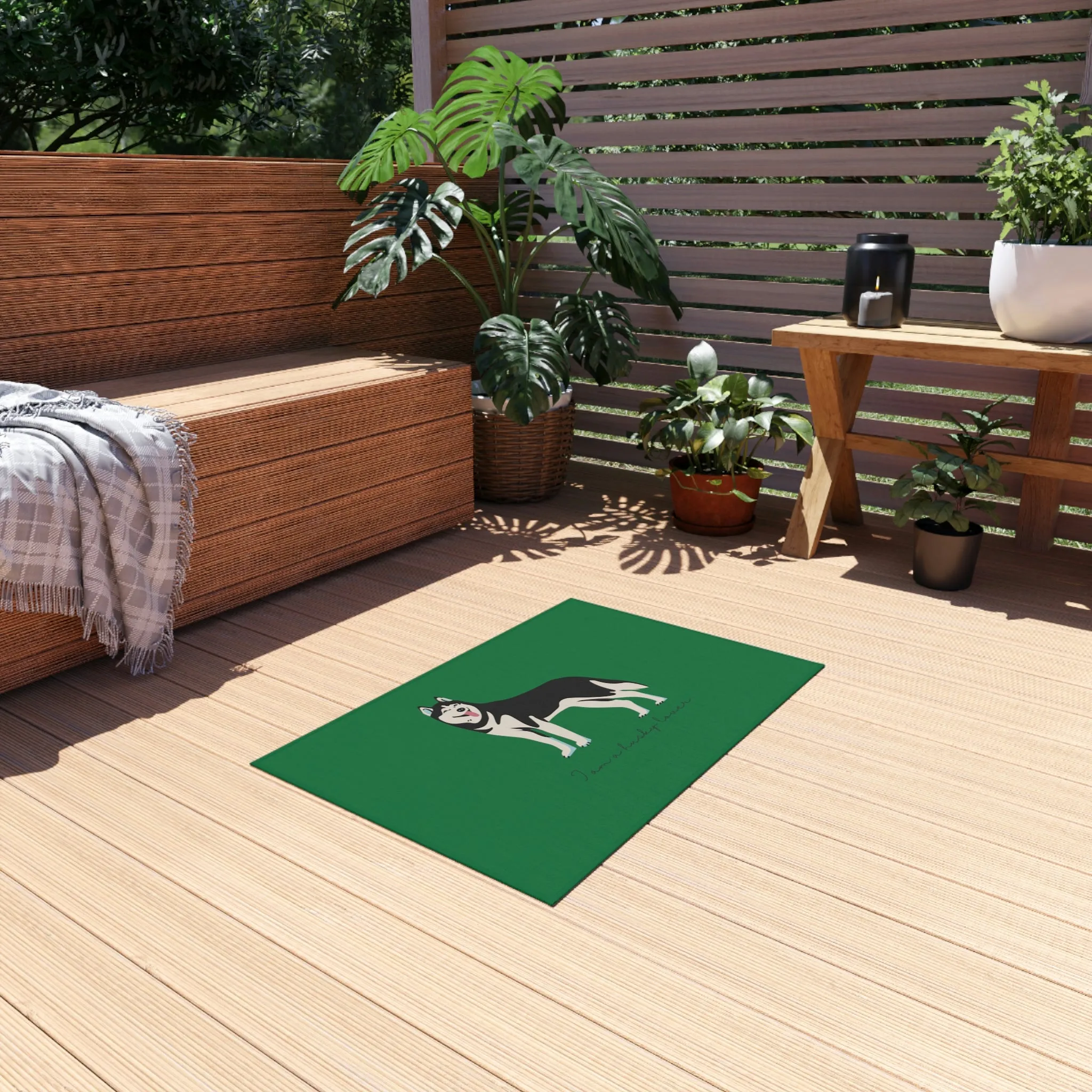 I love my Husky Dog POD Outdoor Rug