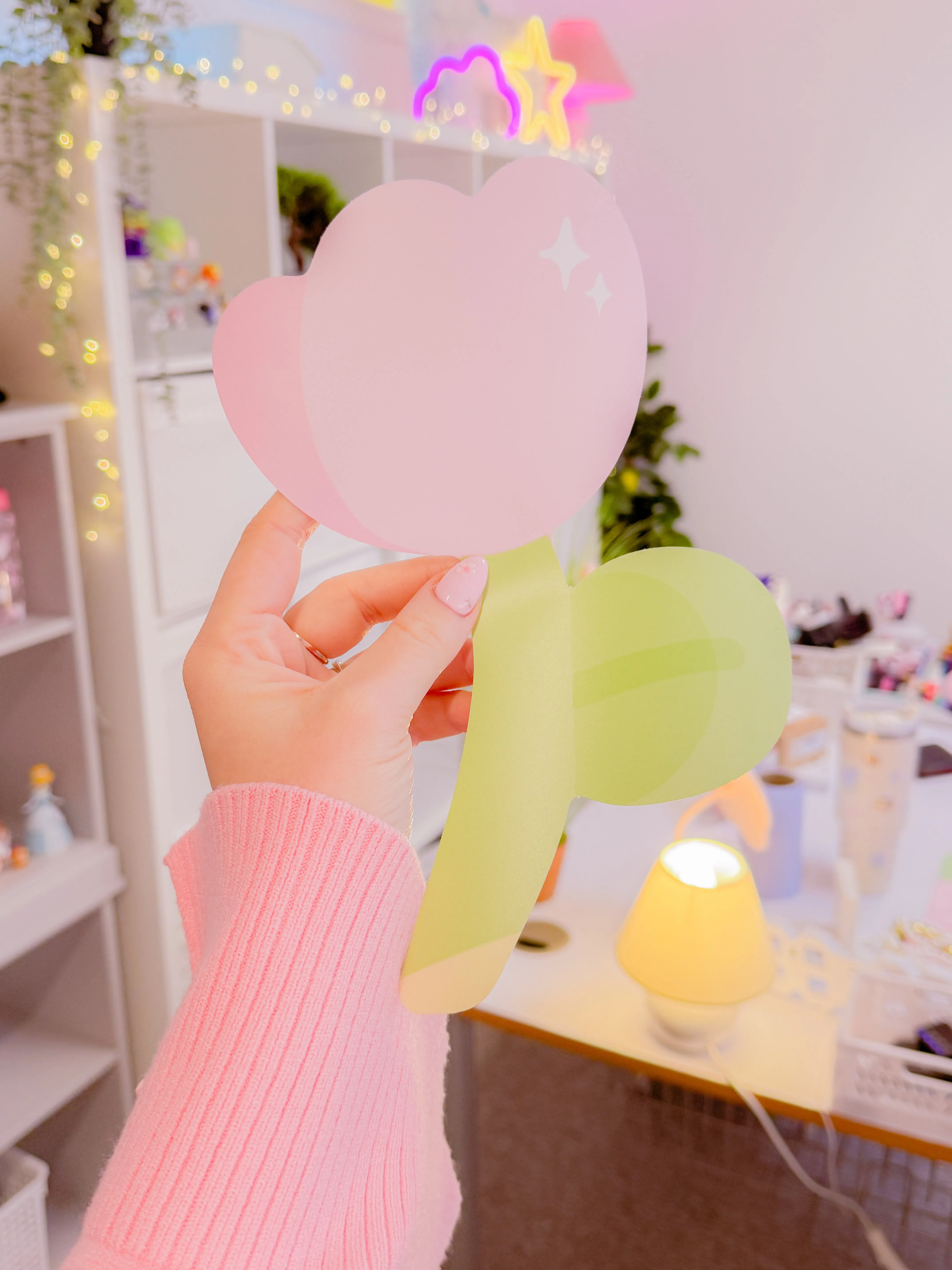 Katnipp Tulip Wall Sticker | Pastel Floral Removable Decal | Cute Kawaii Aesthetic Room & Nursery Decor