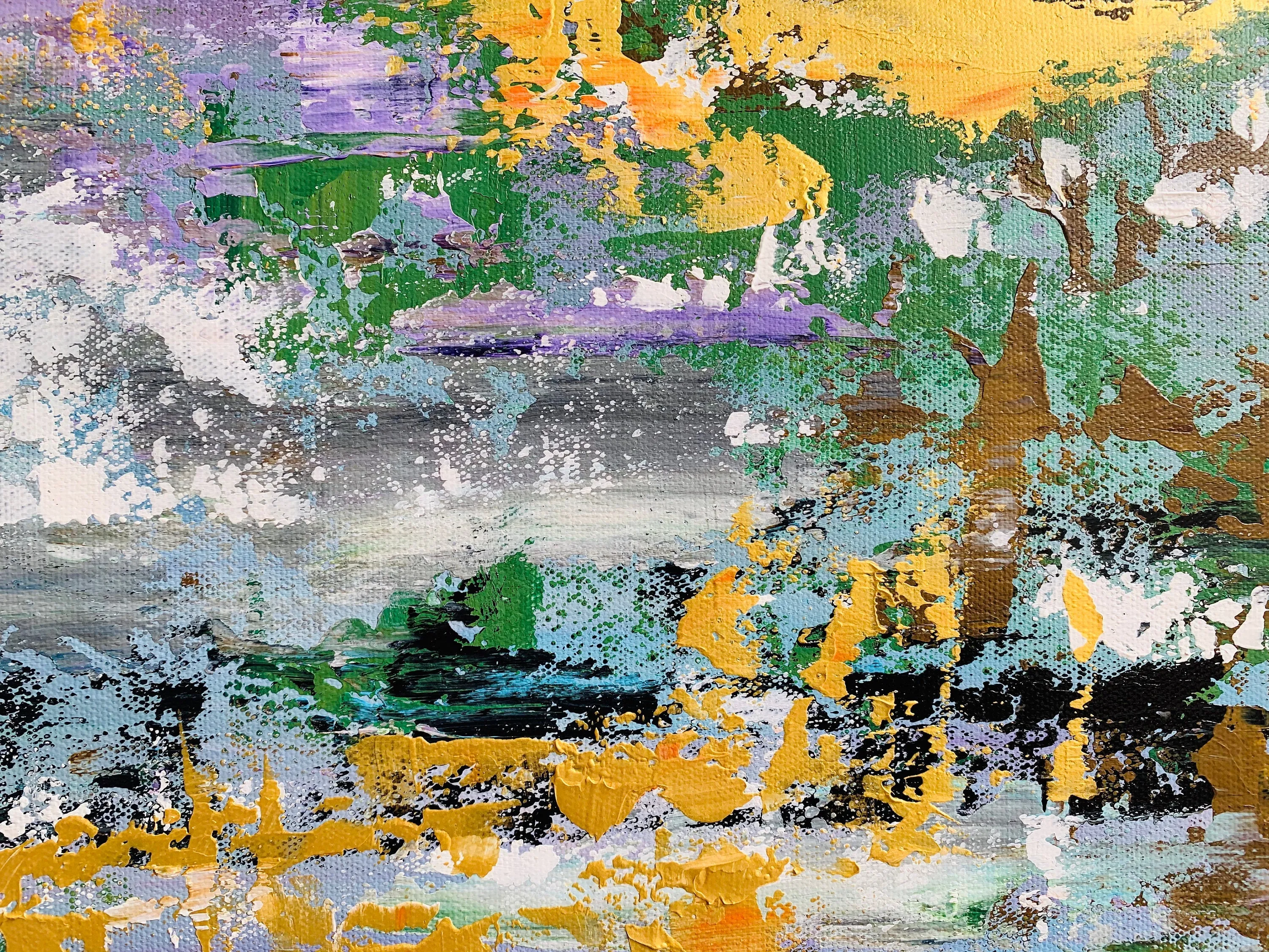 Large Colorful Canvas Art Modern Abstract Painting on Canvas Bp023