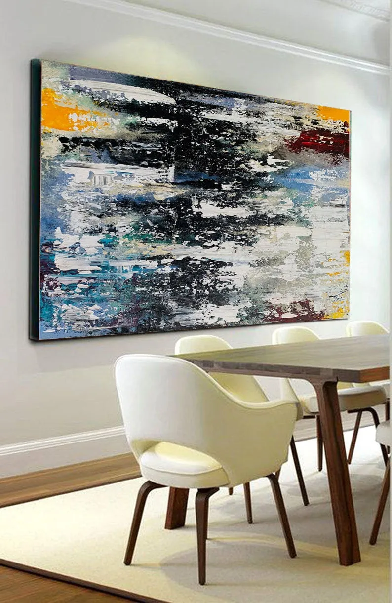 Large Scale Original Art Abstract Painting Living Room Office Wall Art Bp033