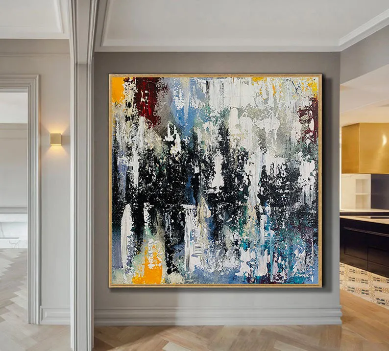 Large Scale Original Art Abstract Painting Living Room Office Wall Art Bp033