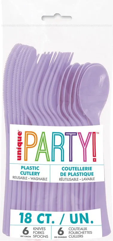 Lavender Cutlery Set (6 sets)